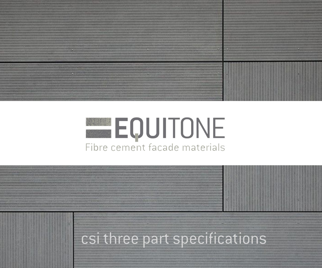 CSI Three Part Specifications 