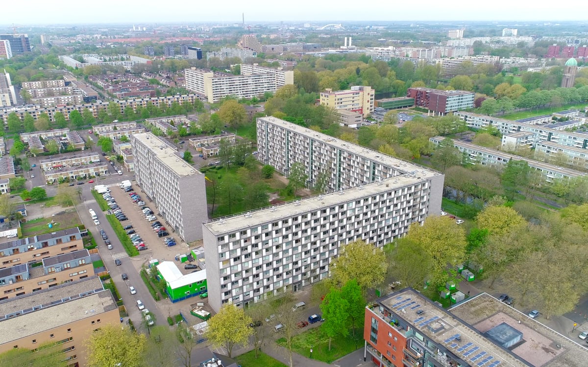 Rénovation du quartier résidentiel Utrecht-Overvecht avec EQUITONE