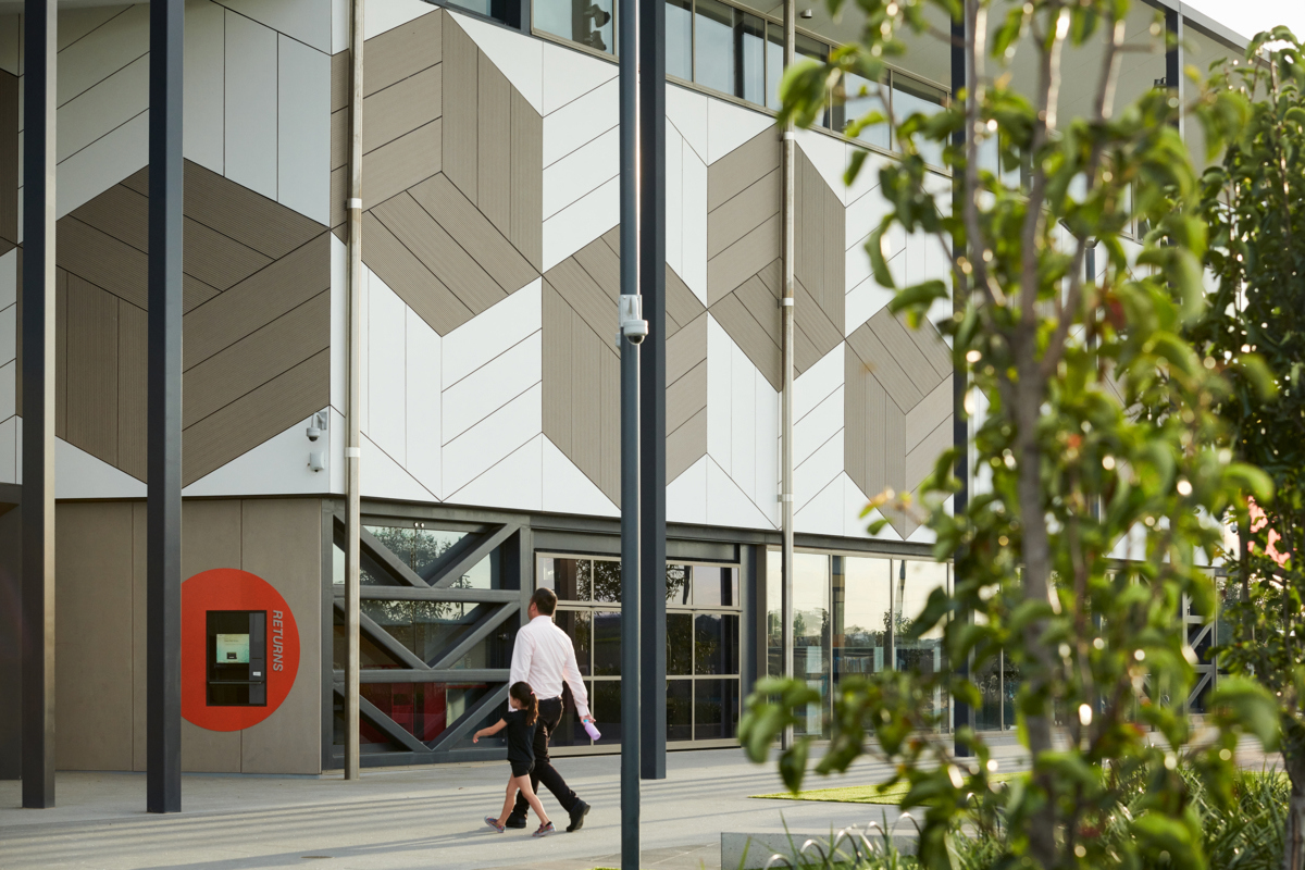 Oran Park Bibliothek Bildungsbau mit EQUITONE