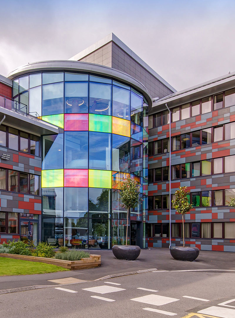 Reclad of the Office of National Statistics in Newport, South Wales.